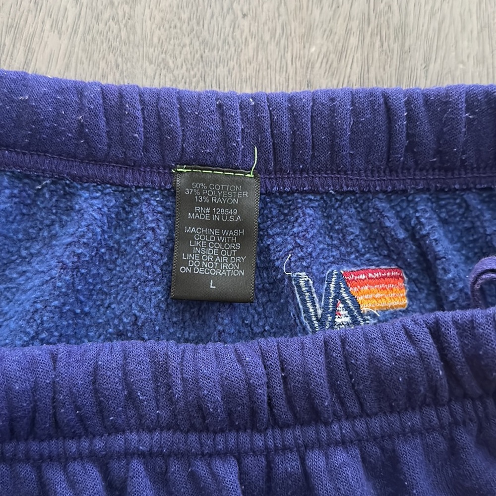 Aviator Nation logo purple sweatpants. Size Large - Picture 6 of 8